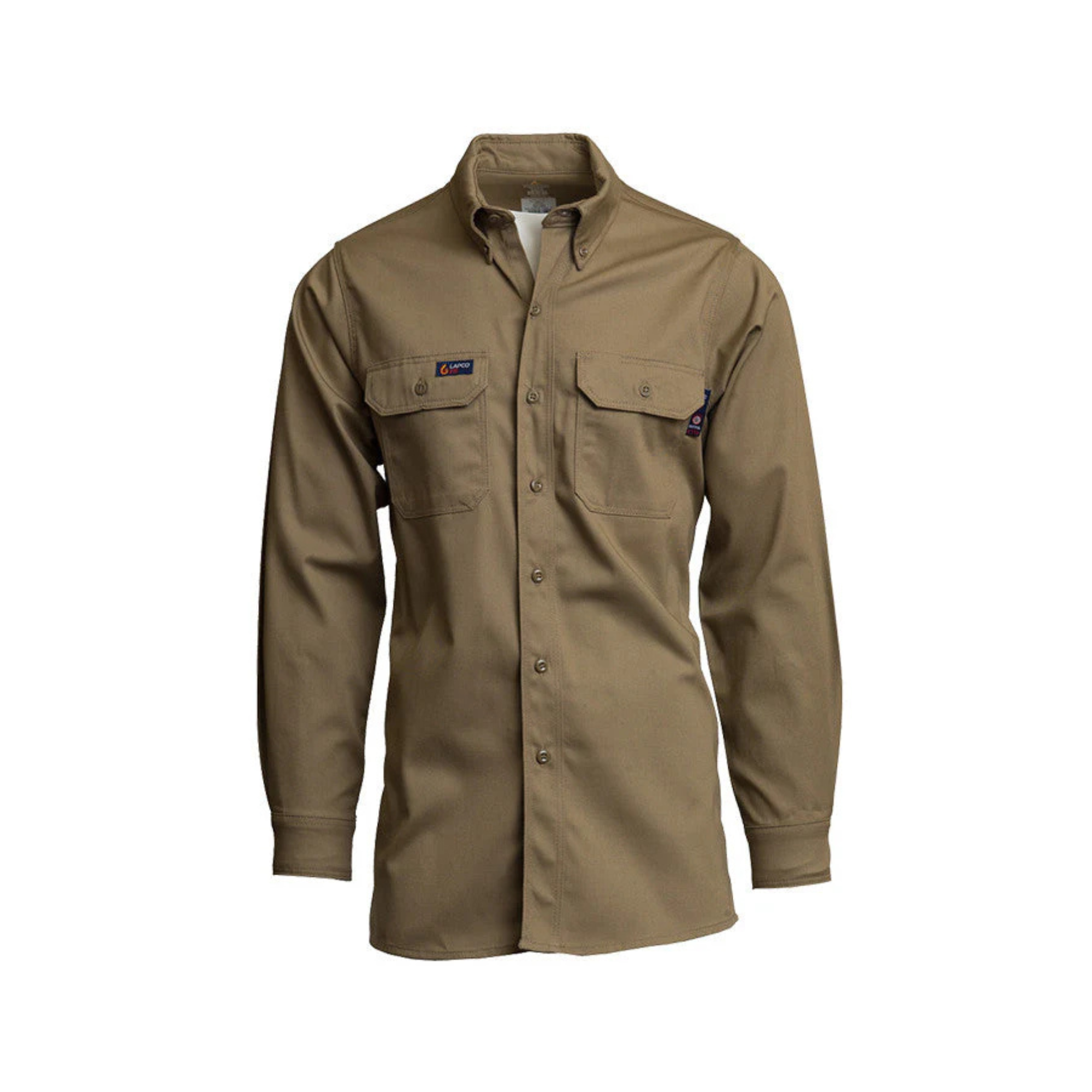 Lapco FR 7 oz. Khaki Uniform Shirt from Columbia Safety